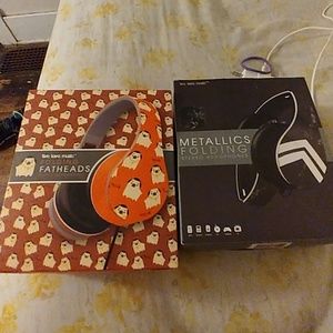 Folding Fatheads Stereo Headphones